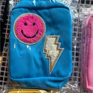 Handmade Preppy Patch Nylon Bag